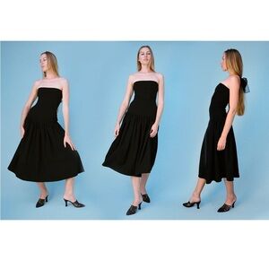 Gil Rodriguez Tube Drop-waist Convertible Dress